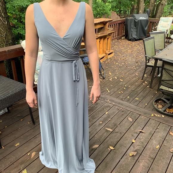 Kennedy Blue Dresses & Skirts - Brand New Dove Gray Kennedy Blue Bridesmaid Dress